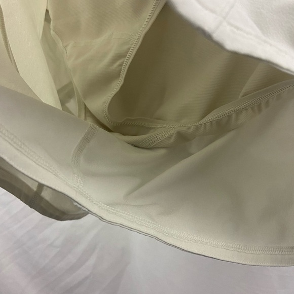 Lululemon White Tennis Skirt Size 10 - Picture 5 of 12